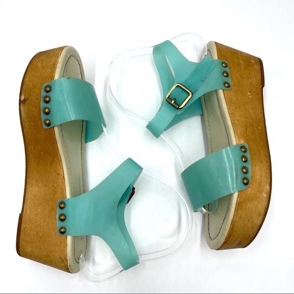 Madison Harding Dorothy clog studded wedges size 7 - Picture 6 of 8